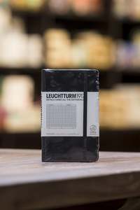 Leuchtturm1917: A6 Pocket - Black Squared