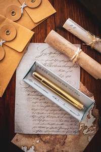 Pens: TRAVELER'S Company Brass - Fountain Pen