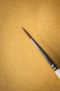 Art Supplies: R26 Travel Brush, Pointed Round - SIZE 4