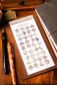 Sarica Studio: Vintage Map Dot Stickers