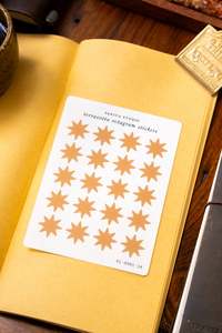 Sarica Studio: Terracotta Octagram Stickers