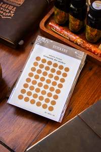 Sarica Studio: Terracotta Mini Dot Stickers