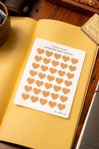 Sarica Studio: Terracotta Heart Stickers
