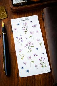 Sarica Studio: Spring Wildflower Stickers
