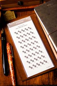 Sarica Studio: Silver Push Pin Stickers