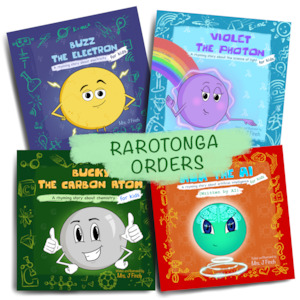 Rarotonga Orders - QUAD BOOK SET (Buzz, Violet, Bucky & Ada)