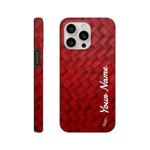 Tough case - Red Flax - PERSONALIZED