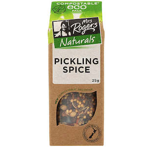 Herbs Spices: Mrs Rogers ECO Naturals Pickling Spice 25g