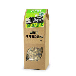Mrs Rogers ECO Organic White Peppercorns 20g