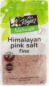 Mrs Rogers Himalayan Pink Salt Fine 1kg Bag