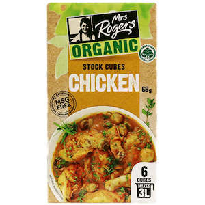 Mrs Rogers Organic Chicken Stock Cubes 66g