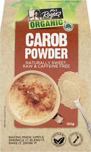 Spice Blends: Mrs Rogers Organic Carob Powder 150g