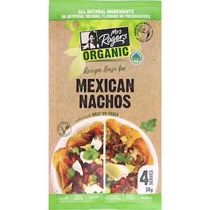 Organic Recipe Bases: Mrs Rogers Organic Recipe Base Mexican Nachos 30g
