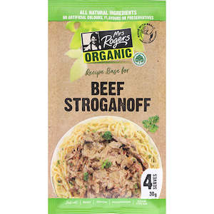Mrs Rogers Organic Recipe Base Beef Stroganoff 30g
