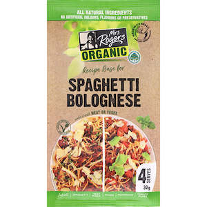Mrs Rogers Organic Recipe Base Spaghetti Bolognese 30g