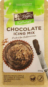 Chocolate Cocoa: Mrs Rogers Naturals Chocolate Icing Mix 200g