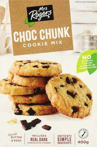 Mrs Rogers Bases Choc Chunk Cookie Baking Mix 400g