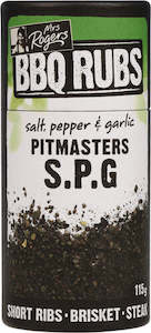 Mrs Rogers BBQ Rub Pitmasters S.P.G. Canister 155g