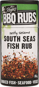 Spice Blends: Mrs Rogers BBQ Rub South Seas Fish Canister 85g