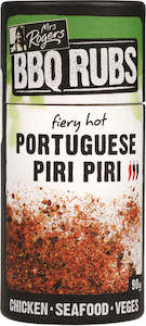 Bbq Rubs: Mrs Rogers BBQ Rub Portuguese Piri Piri Canister 90g