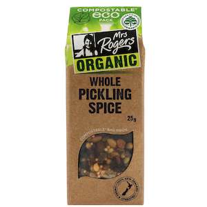 Spice Blends: Mrs Rogers ECO Organic Pickling Spice 25g