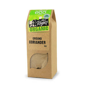 Organic Herbs Spices: Mrs Rogers ECO Organic Ground Coriander 3g