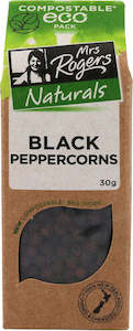 Mrs Rogers ECO Naturals Peppercorns Black 30g