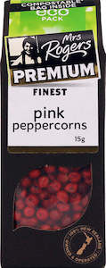 Eco Premium Herbs Spices: Mrs Rogers ECO Premium Pink Peppercorns 15g