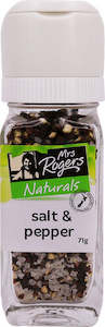 Small Grinder: Mrs Rogers Naturals Salt & Pepper Grinder 71g