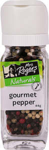 Mrs Rogers Naturals Gourmet Peppercorns Grinder 44g