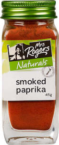 Glass Shaker: Mrs Rogers Naturals Smoked Paprika Shaker 45g