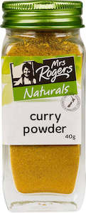 Mrs Rogers Naturals Curry Powder Shaker 40g