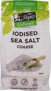 Mrs Rogers Iodised Sea Salt Coarse 500g Bag