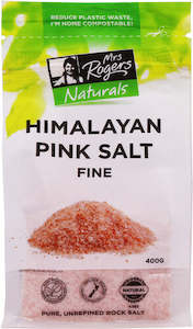 Himalayan Salt: Mrs Rogers Himalayan Pink Salt Fine 400g Bag