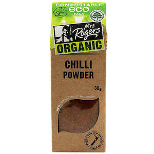 Chilli: Mrs Rogers ECO Organic Chilli Powder 30g