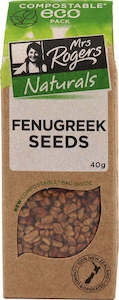 Fenugreek: Mrs Rogers ECO Naturals Fenugreek Seeds 40g