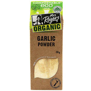 Spice Blends: Mrs Rogers ECO Organic Garlic Powder 30g