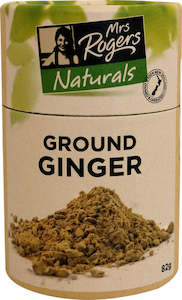 Ginger: Mrs Rogers Naturals Ground Ginger Canister 82g