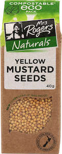 Mustard: Mrs Rogers ECO Naturals Yellow Mustard Seeds 40g
