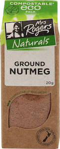 Nutmeg: Mrs Rogers ECO Naturals Ground Nutmeg 20g