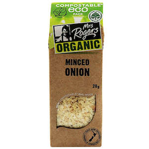 Organic Herbs Spices: Mrs Rogers ECO Organic Minced Onion 20g