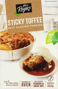 Mrs Rogers Sticky Toffee Self Saucing Pudding Mix 450g