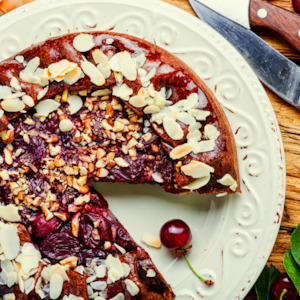 Order Food For Christmas: Almond Cherry and Cranberry tart