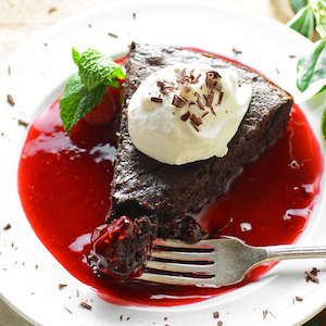 Order Food For Christmas: Christmas Flourless Chocolate Cake