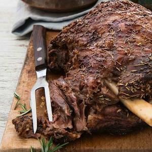 Order Food For Christmas: Christmas Slow cooked marinated lamb shoulder - 4 people