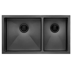 Products: Stainless steel double bowl farmhouse sink - Ms Wila Kitchens & Bathrooms