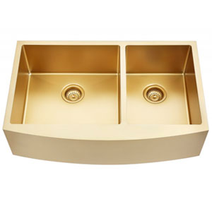 Products: Brushed gold under mount sink- Ms Wila Kitchens & Bathrooms