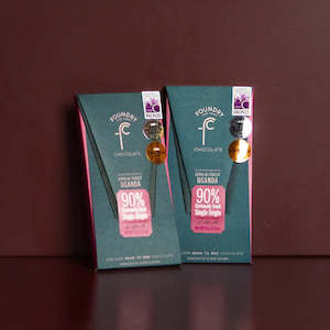 Goods And Gears: Foundry Chocolate - 90% Ugandan Dark Chocolate