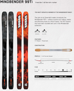 Skis: 2026 Mindbender 99TI