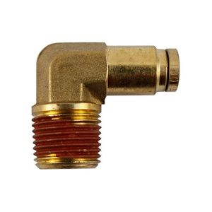 DMPL 1/4 - 3/8 NPT Male Connector 90 Elbow